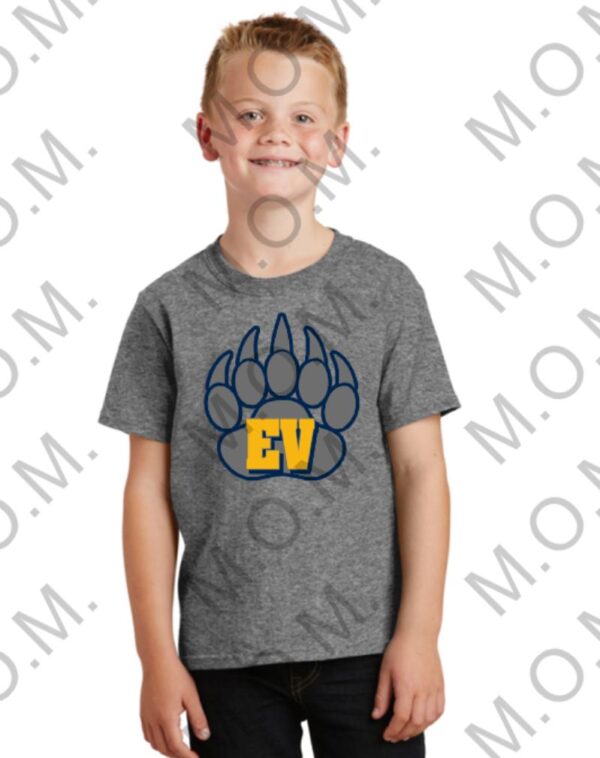 Gildan - Heavy Cotton™ Youth T-Shirt with EV Paw