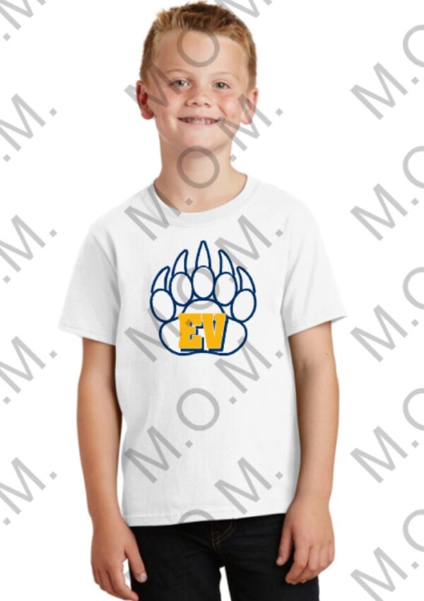 Gildan - Heavy Cotton™ Youth T-Shirt with EV Paw - Image 2