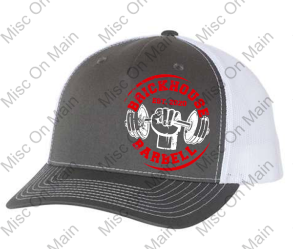 Richardson - Trucker Cap with Brickhouse Barbell Embroidery - Image 3