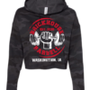 Independent Trading Co. - Women’s Lightweight Cropped Hooded Sweatshirt with Brickhouse Barbell Printing - Image 3