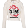Independent Trading Co. - Women’s Lightweight Cropped Hooded Sweatshirt with Brickhouse Barbell Printing - Image 5