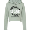 Independent Trading Co. - Women’s Lightweight Cropped Hooded Sweatshirt with Brickhouse Barbell Printing - Image 7