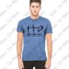 Bella & Canvas t-shirt with Montezuma United Methodist Church Printing: Faith, Hope & Love - Image 6