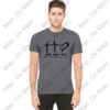 Bella & Canvas t-shirt with Montezuma United Methodist Church Printing: Faith, Hope & Love - Image 5