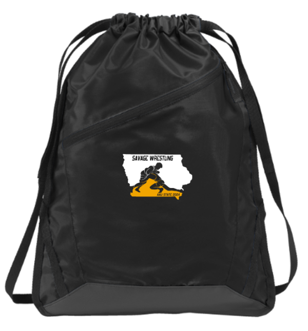 Port Authority Drawstring Bag with AAU State Wrestling