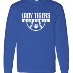Gildan Long Sleeve T-Shirt with Lady Tigers Printing