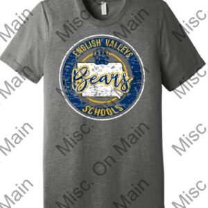Bella & Canvas T-Shirt w/ English Valleys Schools Printing