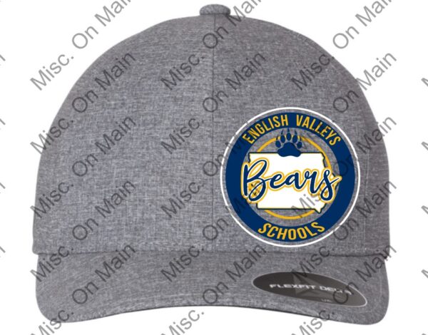 Delta Seamless Flexfit w/ English Valleys Schools Embroidery - Image 2