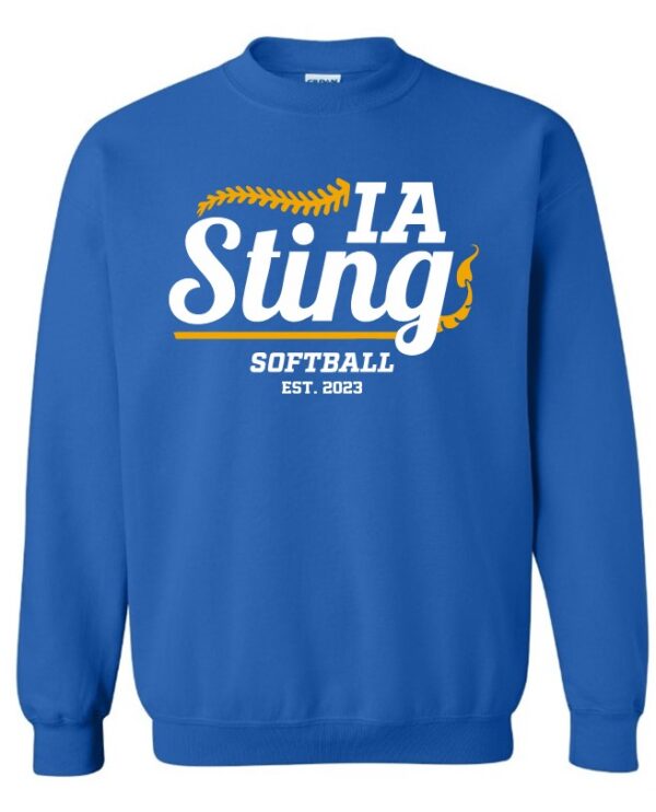 Gildan Crewneck Sweatshirt w/ Iowa Sting Printing