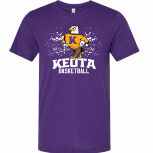 Gildan Short Sleeve T-Shirt w/ Strutting Keota Eagle Basketball 2025