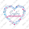 District Jersey Full-Zip Hoodie w/ Saylor's Neighbors Printing - Image 2