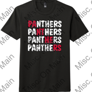 Youth & Adult District Short Sleeve T-Shirt with Pekin Panther Printing