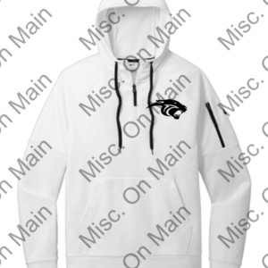 Nike Pocket 1/4-Zip Fleece Hoodie with Pekin Panther Embroidery