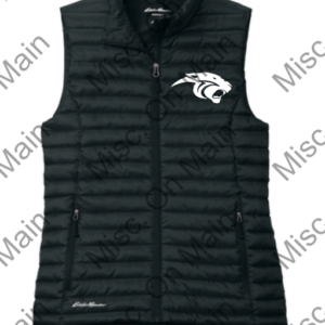 Eddie Bauer Women’s Packable Quilted Vest with Pekin Panther Embroidery