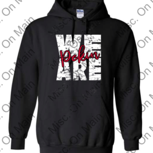 Youth & Adult Gildan Hooded Sweatshirt with Pekin Panther Printing