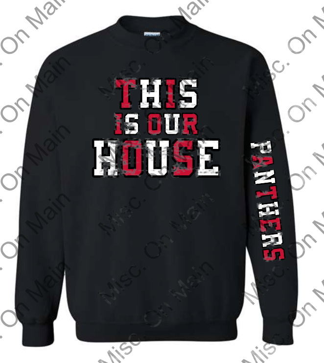 Youth & Adult Gildan Crewneck Sweatshirt with Pekin Panther Printing - Image 5