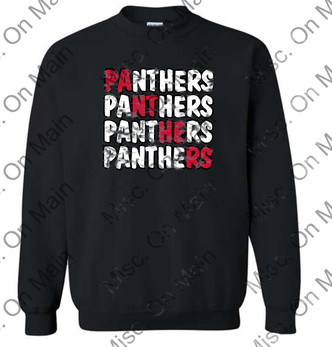 Youth & Adult Gildan Crewneck Sweatshirt with Pekin Panther Printing - Image 4