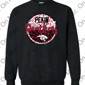 Youth & Adult Gildan Crewneck Sweatshirt with Pekin Panther Printing