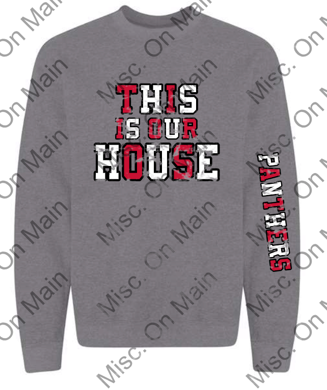Youth & Adult Gildan Crewneck Sweatshirt with Pekin Panther Printing - Image 6