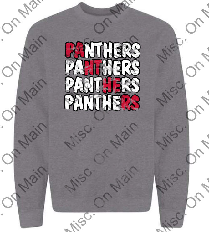 Youth & Adult Gildan Crewneck Sweatshirt with Pekin Panther Printing - Image 7