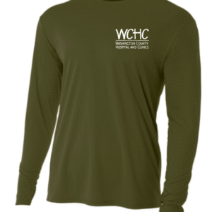 A4 Cooling Unisex Performance Long Sleeve Tee w/ WCHC Left Chest Printing
