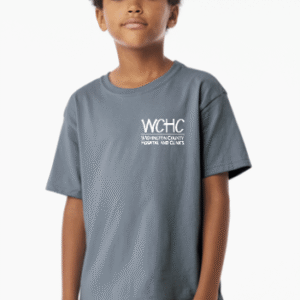 Bella & Canvas Youth  Heavyweight Teew/ WCHC front left chest printing