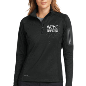 Eddie Bauer Women's 1/2-Zip Performance Fleece w/ WCHC Left Chest Embroidery
