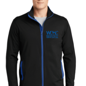 Sport-Tek Stretch Contrast Full-Zip Jacket w/ WCHC Left Chest Embroidery