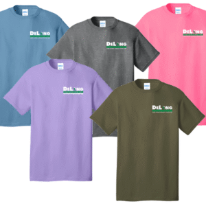 Port & Co Core Cotton Tee w/ DeLong Construction Printing