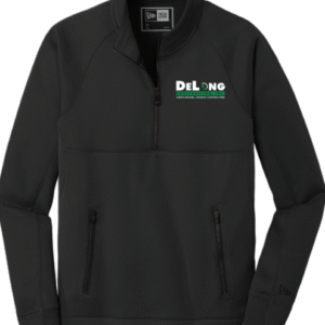 New Era Fleece 1/4-Zip Pullover w/ DeLong Construction Embroidery