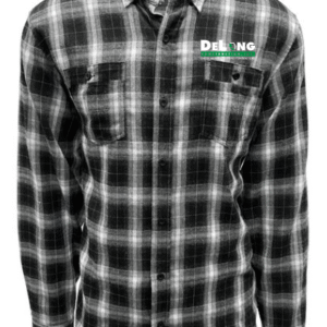 Men's Perfect Flannel Work Shirt w/ DeLong Construction Embroidery
