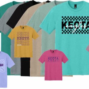 District Short Sleeve T-Shirt w/ Customizable Keota Eagles Printing