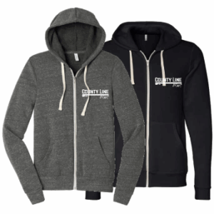Bella & Canvas Unisex Tri-blend Fleece Full-Zip Hooded Sweatshirt w/ Custom FCA Embroidery