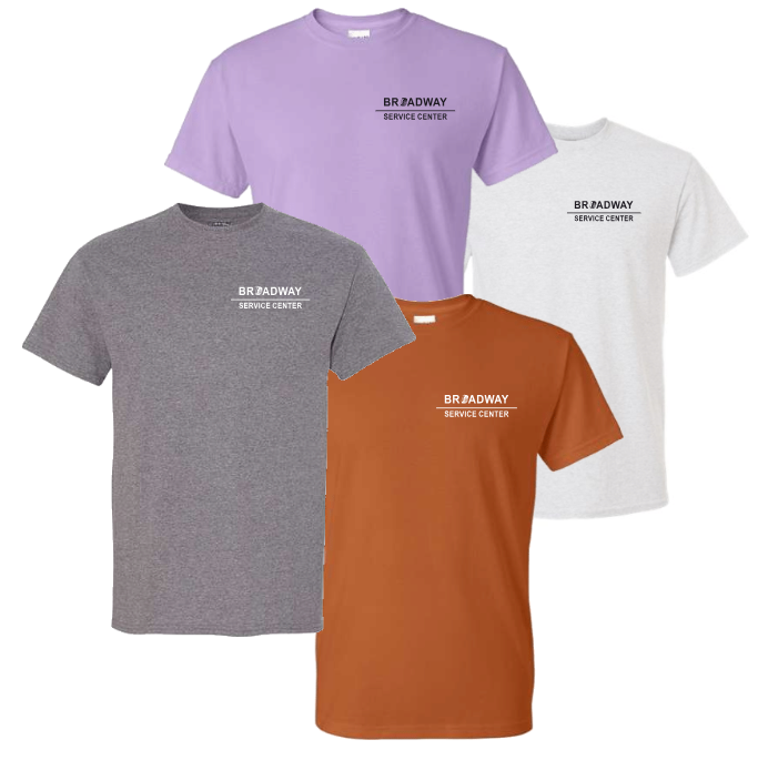 Gildan Unisex Short Sleeve T-Shirts w/ Custom FCA Printing Logo