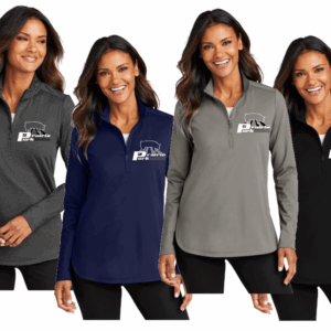 Port Authority Women's Knit 1/4-Zip w/ Praire Pork Embroidery