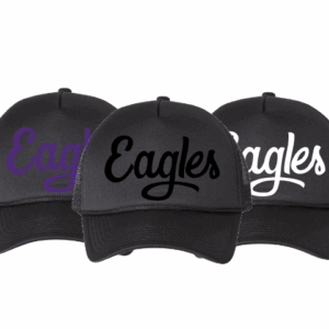 Foam Mesh-Back Trucker Cap w/ Puff Keota Printing