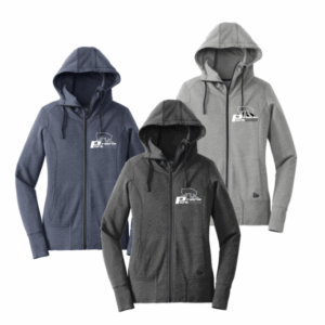 New Era Ladies Tri-Bled Fleece Full Zip Hoodie w/ Praire Pork Embroidery