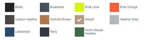 Carhartt Workwear Pocket Short Sleeve T-Shirt w/ Custom FCA Printing - Image 4