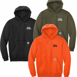 Carhartt Midweight Hooded Sweatshirt w/ Custom FCA Embroidered Logo