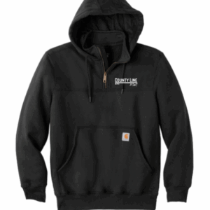 Carhartt Rain Defender Heavyweight Hooded 1/4 Zip Sweatshirt w/ Custom FCA Embroidered Logo