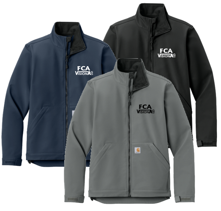 Carhartt Rain Defender Soft Shell Jacket w/ Custom FCA Embroidered Logo