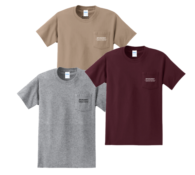 Port & Company Short Sleeve Essential Tall Pocket Tee w/ Custom FCA Printing Logo - Image 3