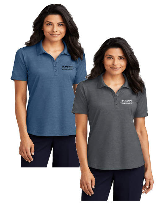 Port Authority Women's Fine Blend Polo w/ Custom FCA Embroidery - Image 3