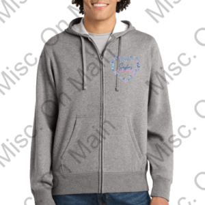 Sport-Tek Full-Zip Hooded Sweatshirt w/ Saylor's Neighbors Printing