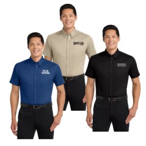 Port Authority® Tall Short Sleeve Easy Care Shirt w/ Custom FCA Embroidery